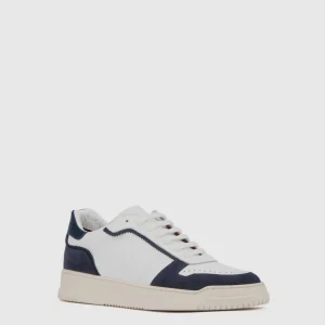Casual^Aquatalia Cristo White denim combo