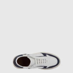 Casual^Aquatalia Cristo White denim combo