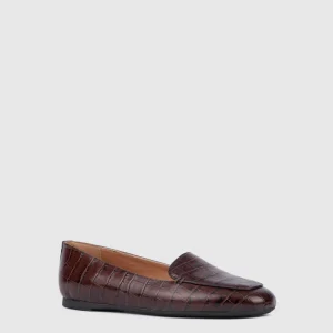 Flats & Sneakers^Aquatalia Judie Brown croc