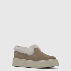 Flats & Sneakers^Aquatalia Letty Dark taupe