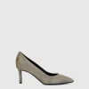 Heels^Aquatalia Melina Silver gold metallic
