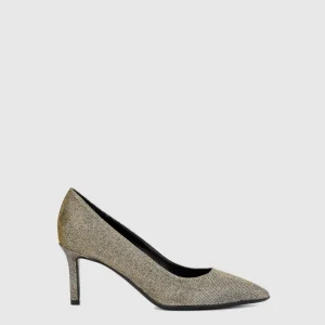 Heels^Aquatalia Melina Silver gold metallic