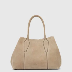 Handbags^Aquatalia Parma Carryall Light taupe