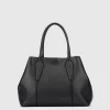 Handbags^Aquatalia Parma Carryall Black