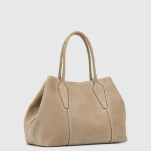 Handbags^Aquatalia Parma Carryall Light taupe
