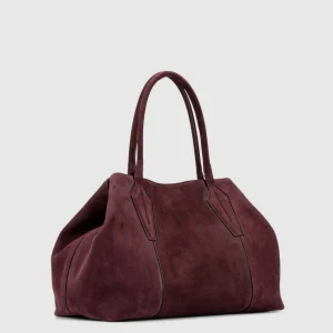 Handbags^Aquatalia Parma Carryall Wine