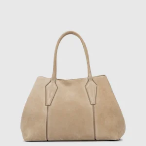 Handbags^Aquatalia Parma Carryall Light taupe