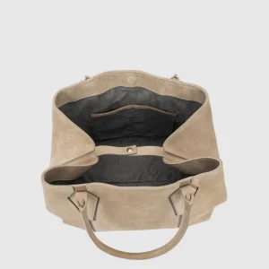 Handbags^Aquatalia Parma Carryall Light taupe