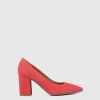 Heels^Aquatalia Peony Raspberry