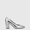 Heels^Aquatalia Peony Silver