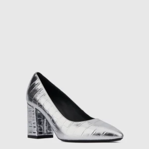 Heels^Aquatalia Peony Silver