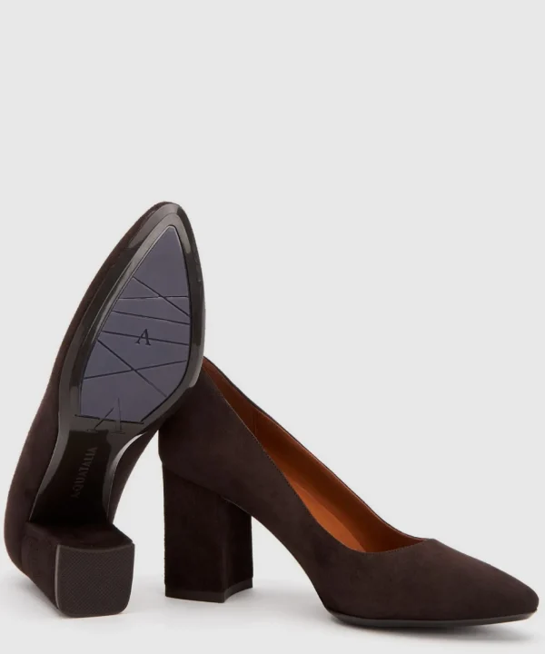 Heels^Aquatalia Peony Espresso