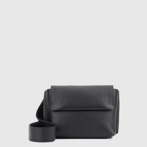 Handbags^Aquatalia Soho Crossbody Black pebbled
