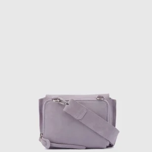 Handbags^Aquatalia Soho Crossbody Mauve grey