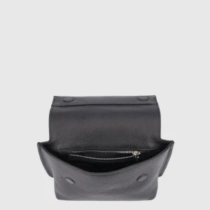 Handbags^Aquatalia Soho Crossbody Black pebbled