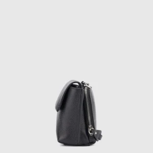 Handbags^Aquatalia Soho Crossbody Black pebbled